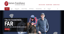 Desktop Screenshot of jamesfanshawe.com